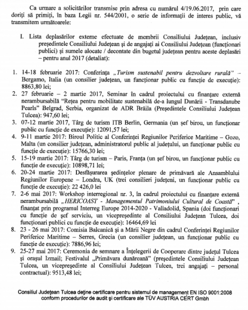 EXCLUSIV/Plimbările aleşilor locali în străinătate, "în interes de serviciu", pe bani publici. ”Schimb de experiență” la Festivalul Cafelei, la Festivalul Gongului din Vietnam sau în pelerinaj la Fatima, în Portugalia