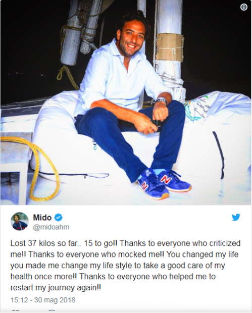Egipteanul Mido a slăbit 37 de kilograme și vrea la Cupa Mondială