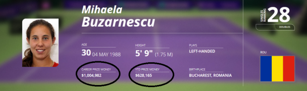 Mihaela Buzărnescu a făcut primul milion de dolari. Cât a strâns ”furnicuța” în 2018