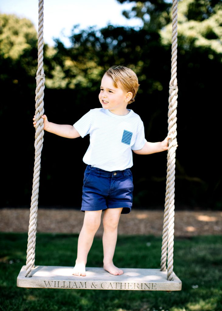   Prince George - Official Portrait at age 3 