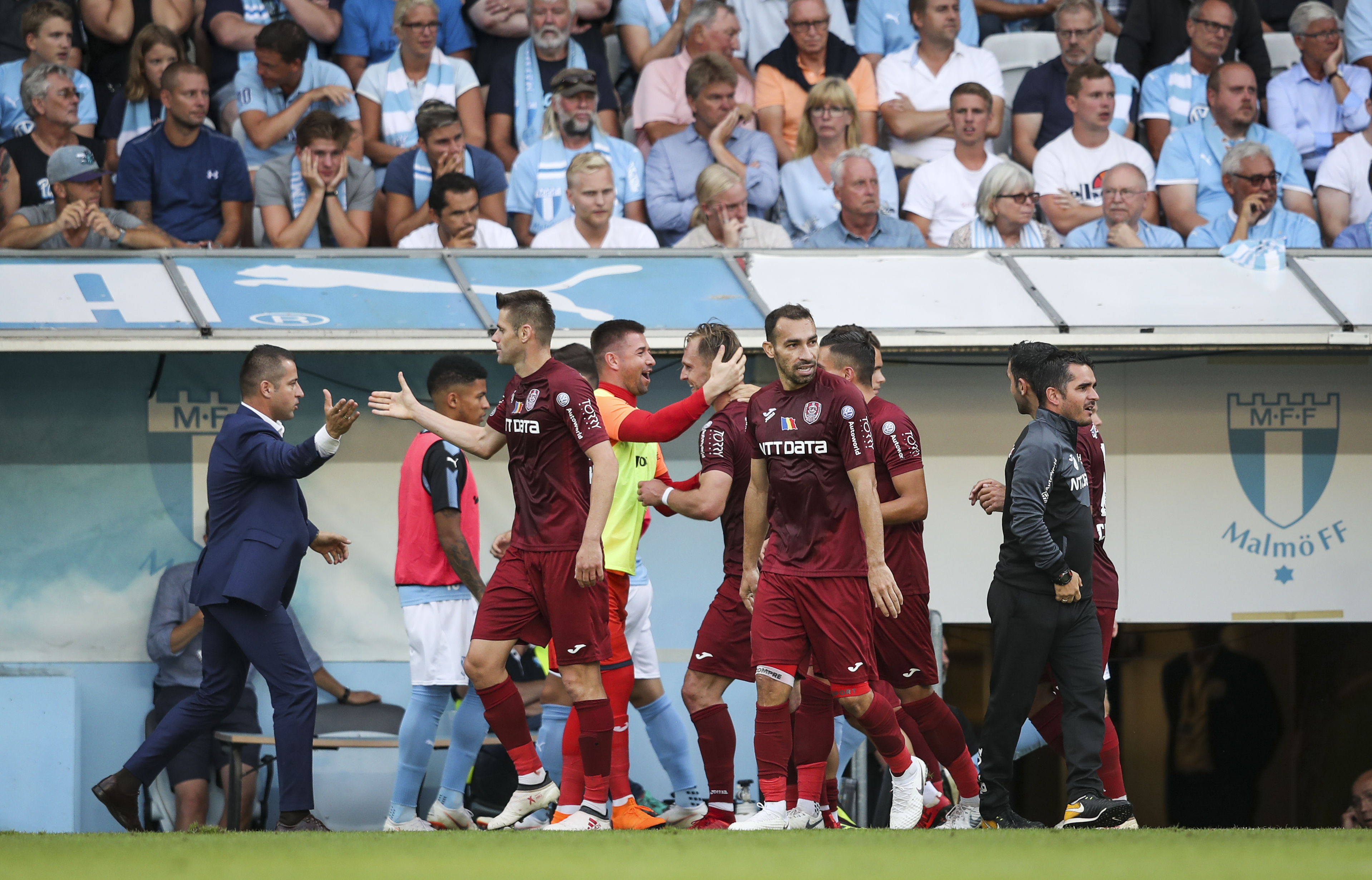 Malmo - CFR Cluj 1-1, în turul II preliminar din Liga Campionilor. Ardelenii, retrogradați în Europa League