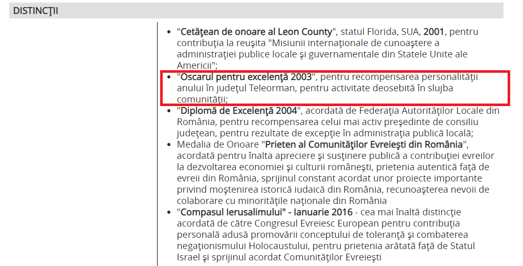 Deputați cu stea în frunte. Cum au devenit unii cetățeni de onoare peste hotare și cum a primit Liviu Dragnea un Oscar