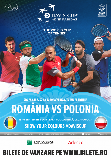 Cupa Davis. Lotul României pentru meciul cu Polonia. Îi atacăm pe leși cu doi jucători ca și retrași