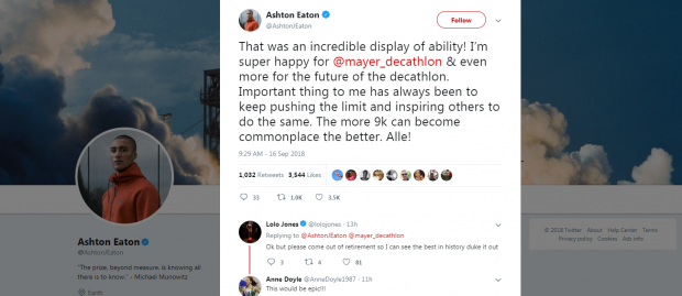 Francezul Kevin Mayer, nou record mondial la decatlon. A depășit performanța americanului Ashton Eaton