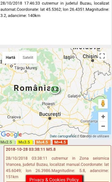 Incă Un Cutremur De 3 2 In Romania Libertatea