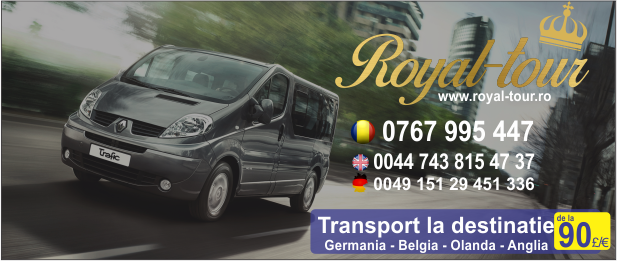 (P) Cauți o firmă bună de transport persoane? Alege Royal Tour!