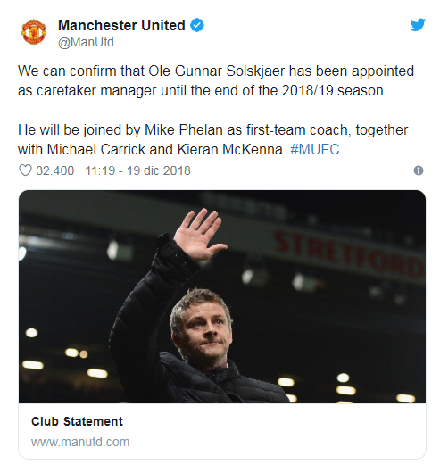 Ole Gunnar Solskjaer, succesorul lui José Mourinho la Manchester United. Norvegianul, umilit de ”Reghe”