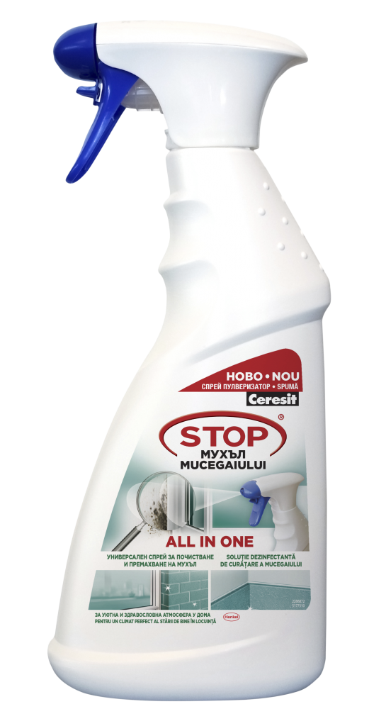 (Publicitate) Retragere preventiva a produsului Ceresit Stop Mucegaiului pentru Baie si Ceresit Stop Mucegaiului All in One (500 ml)