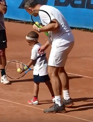 Thierry Van Cleemput a antrenat un copil de 5 ani. O va pregăti și pe Tania, nepoata Simonei? / VIDEO