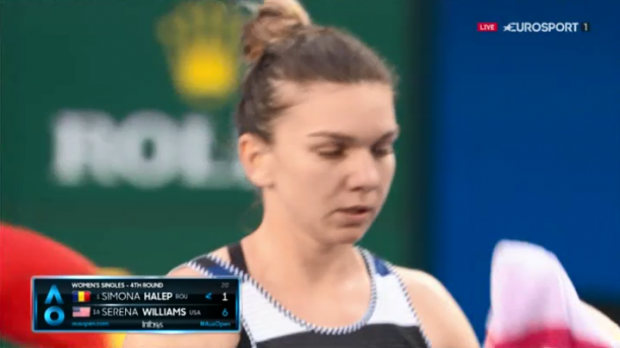 VIDEO | Simona Halep, eliminată de Serena Williams în optimile de la Australian Open 2019. Simo a revenit miraculos în setul doi, dar a cedat în decisiv