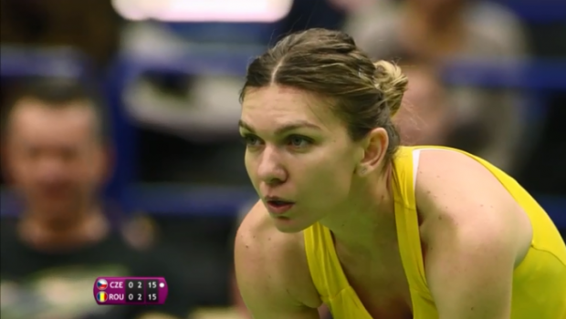 Simona Halep a învins-o dramatic pe Karolina Pliskova. ”A fost ca o finală de Mare Șlem”. România - Cehia 2-1