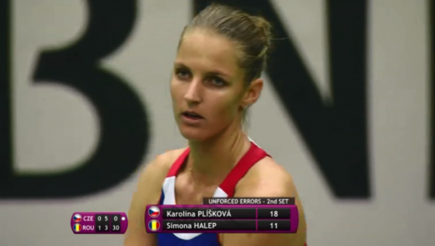 Simona Halep a învins-o dramatic pe Karolina Pliskova. ”A fost ca o finală de Mare Șlem”. România - Cehia 2-1