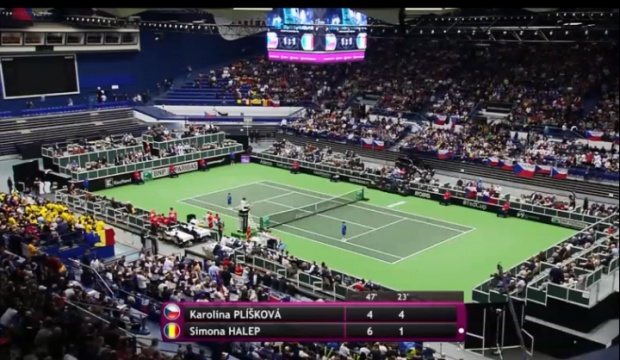 Simona Halep a învins-o dramatic pe Karolina Pliskova. ”A fost ca o finală de Mare Șlem”. România - Cehia 2-1