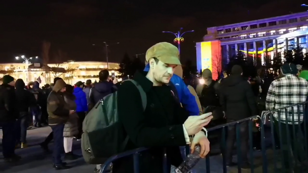 Protest pentru susținerea lui Kovesi, în Piața Victoriei. Circa 1.000 de persoane au ieșit în stradă