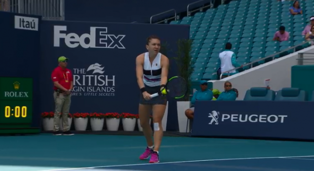 Simona Halep, calificare superbă în semifinale la Miami! A revenit după ce a fost condusă cu 5-1! Locul 1 WTA îi face cu ochiul