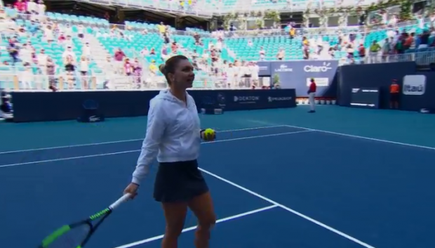 Simona Halep, calificare superbă în semifinale la Miami! A revenit după ce a fost condusă cu 5-1! Locul 1 WTA îi face cu ochiul