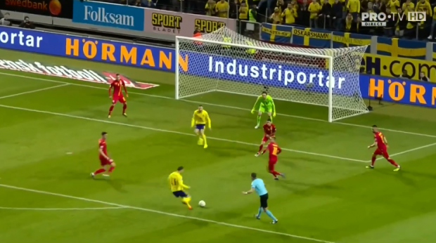 FOTO&VIDEO | Suedia - România 2-1, preliminariile Euro 2020. Debut strâmb pentru tricolori, cu două goluri încasate în 7 minute