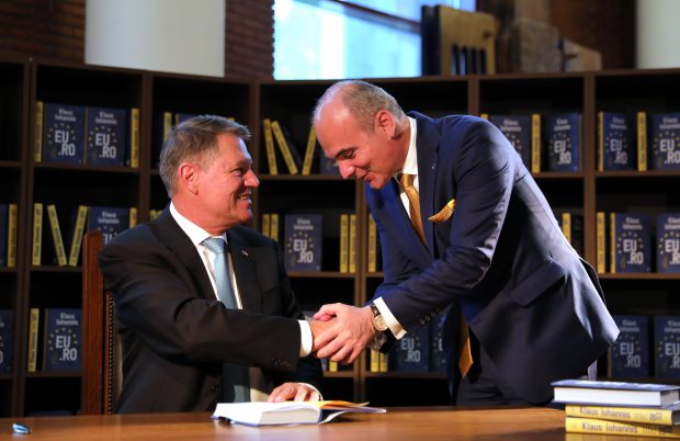 Rares Bogdan si Klaus Iohannis FOTO Florin Ghioca