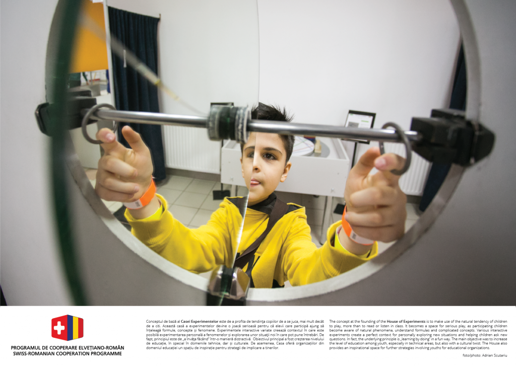(Publicitate) Centrul românesc, finanțat cu bani elvețieni, unde copiii și adulții învață știință prin joc. Interviu cu Gabriela Ionescu, director Casa Experimentelor