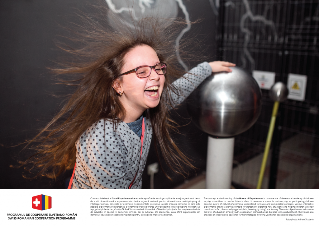 (Publicitate) Centrul românesc, finanțat cu bani elvețieni, unde copiii și adulții învață știință prin joc. Interviu cu Gabriela Ionescu, director Casa Experimentelor