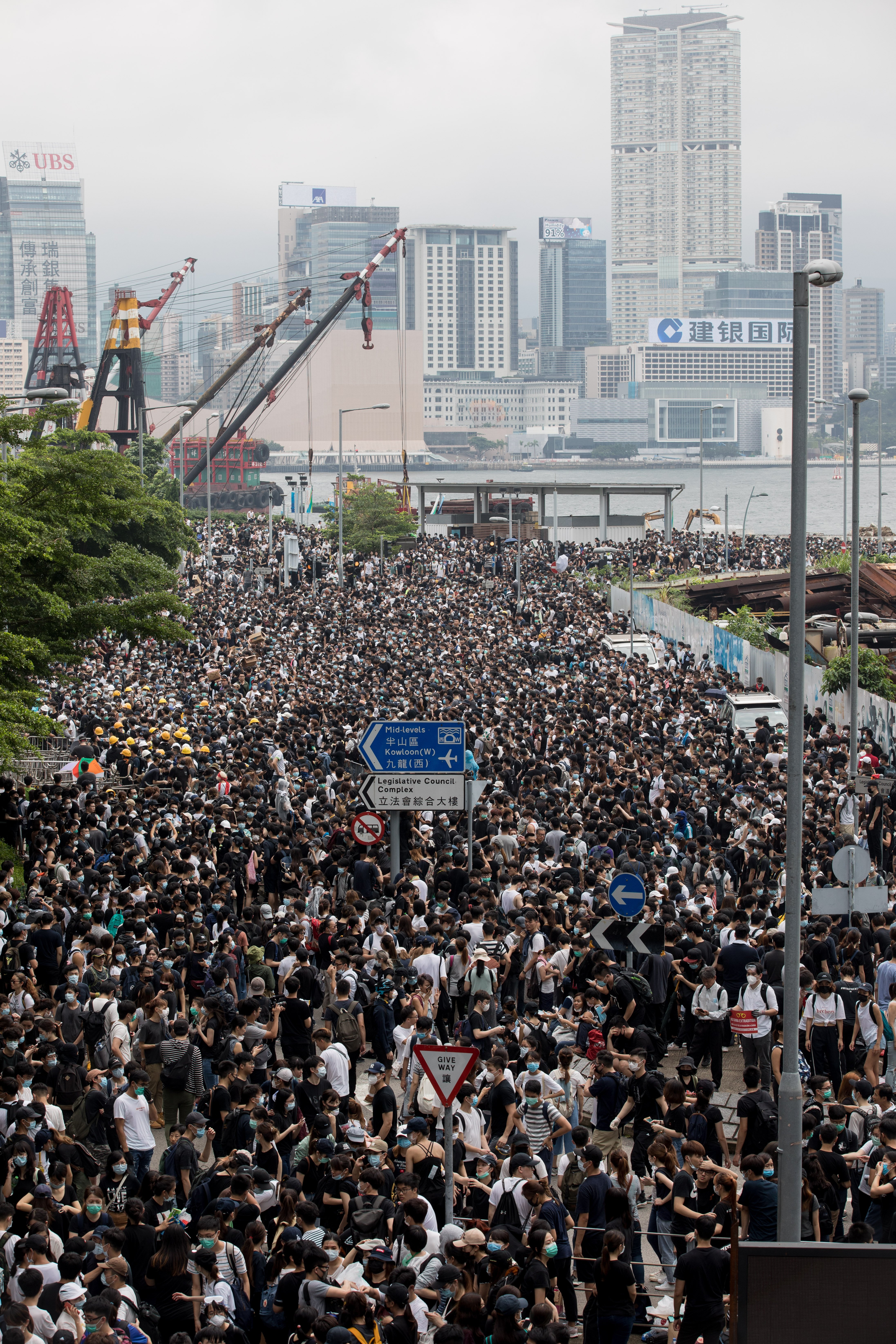 Protest Masiv In Hong Kong Față De Legea Extrădării Foto