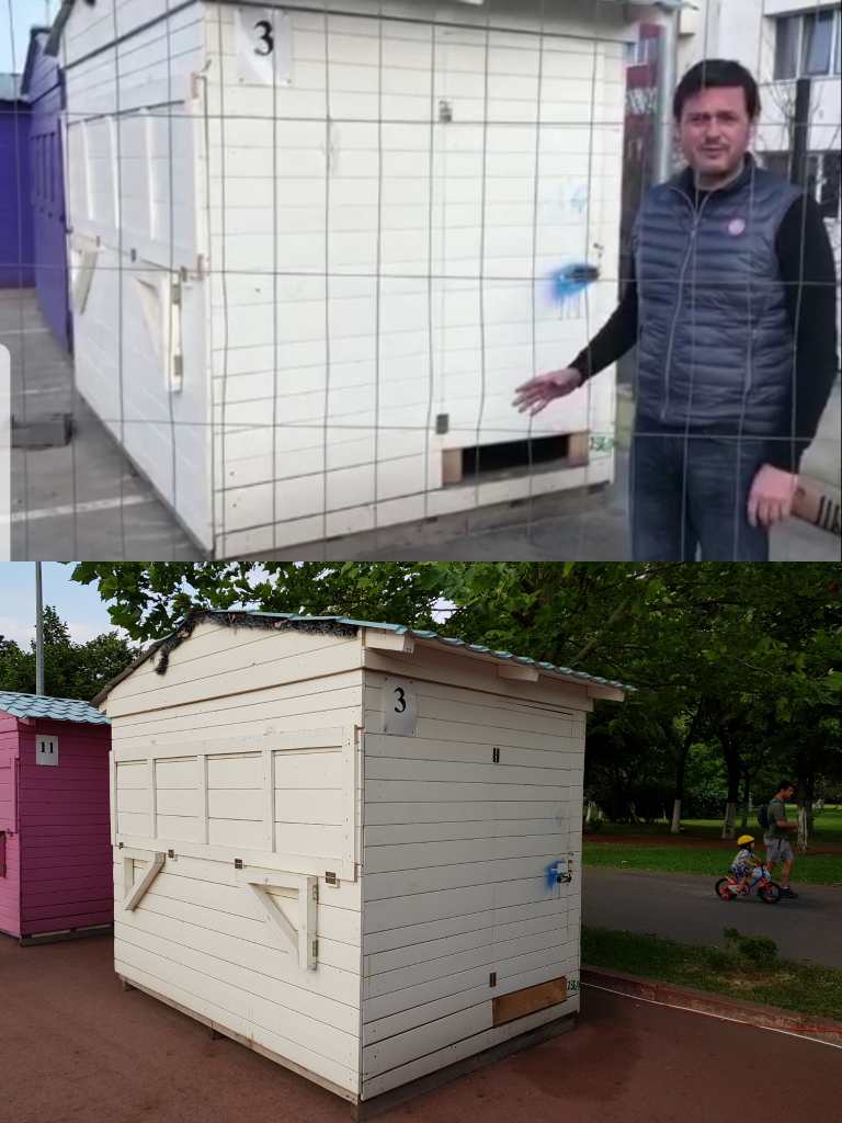 După ce le-a lăsat să devină depozite de gunoaie, Primăria Sectorului 4 a închiriat peste 20 de căsuțe comercianților de la Zilele Sectorului 4. Aici se vinde inclusiv mâncare neambalată