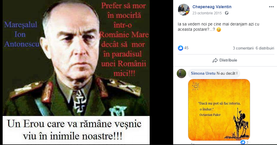 Directorul Muzeului ”Constantin Brâncuși” îi laudă pe antisemitul Zelea-Codreanu și pe criminalul de război Ion Antonescu