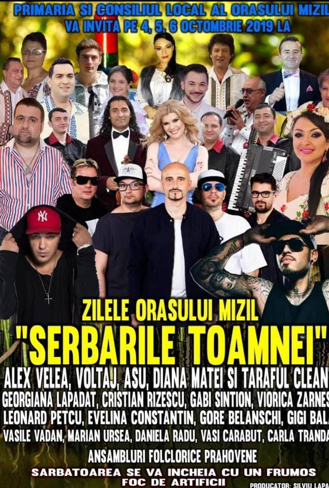 La Festivalul Toamnei de la Mizil, pentru care primăria a plătit 80.000 de lei, în prima zi a asistat la recitalurile artiștilor un singur spectator!