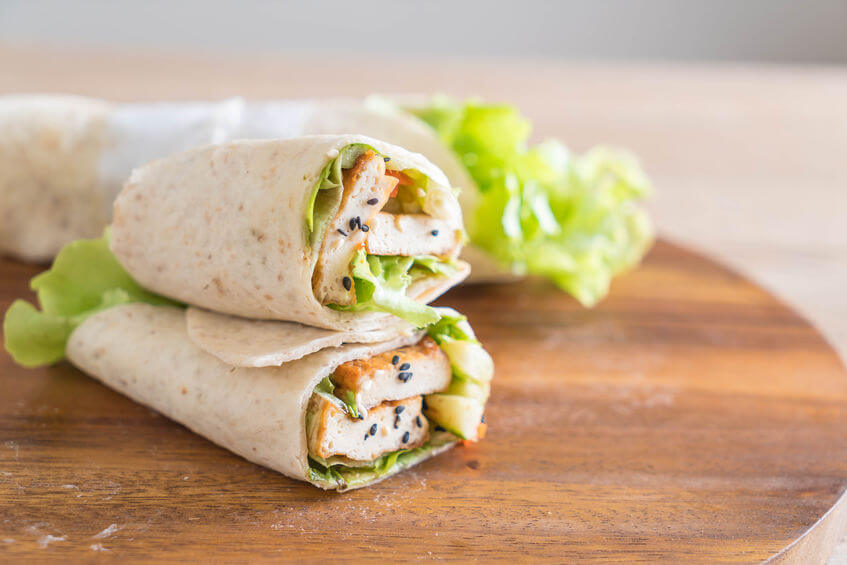 Burrito cu tofu- mic dejun de post
