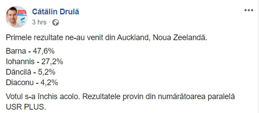 Rezultate vot prezidențiale Noua Zeelandă