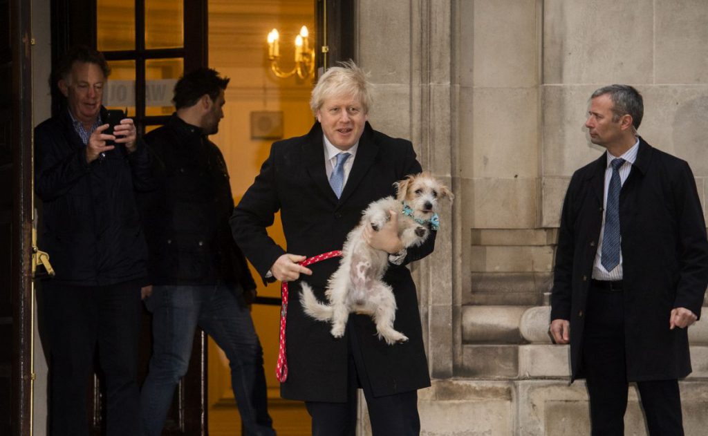 Boris Johnson a votat la primele ore ale dimineții FOTO: EPA