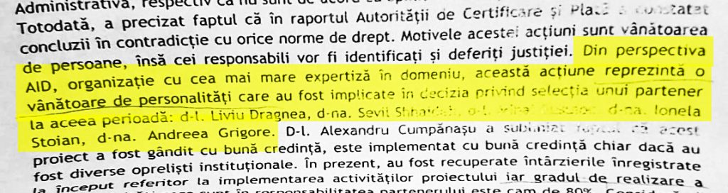 DOCUMENTE: Cum recunoștea Cumpănașu că Dragnea “a fost implicat în selecția” asociației lui și-l plângea pe liderul PSD, spunând că e victima unei “vânătoare de personalități”! Cumpănașu amenință cu judecata