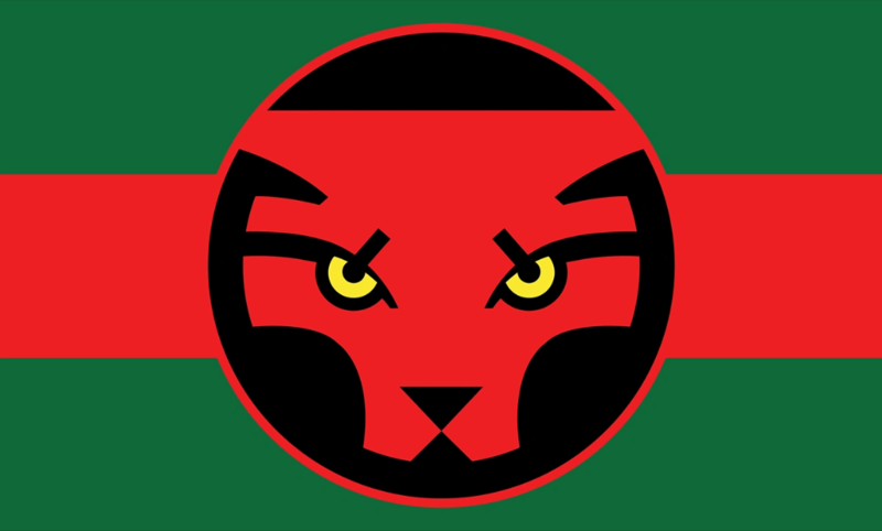 Wakanda - drapelul tarii mitice wakanda