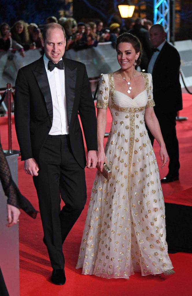 Ducesa de Cambridge, la Premiile BAFTA într-o rochie de acum 8 ani! A reciclat ținuta ca să respecte ”codul eco”