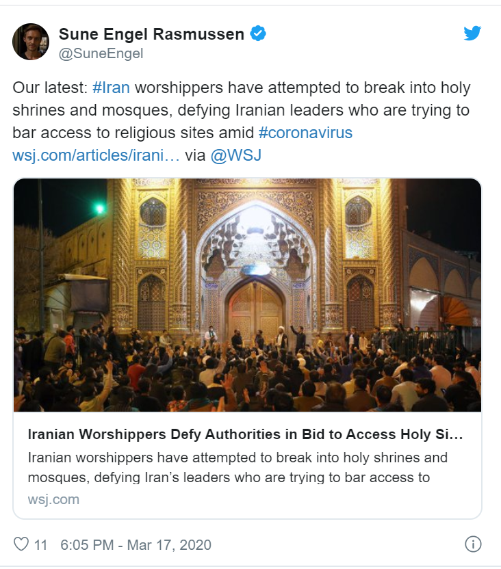 Cozi uriașe la moschei. 3,5 milioane de iranieni ar putea muri dacă nu respectă măsurile de prevenție