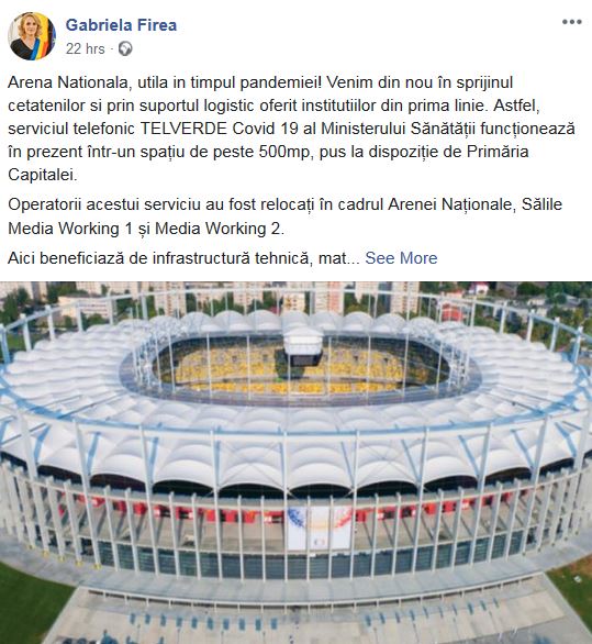 Vlad Voiculescu o acuză pe Gabriela Firea că duce 700 de medici rezidenți pe stadionul Național Arena. Reacţia Primarului Capitalei