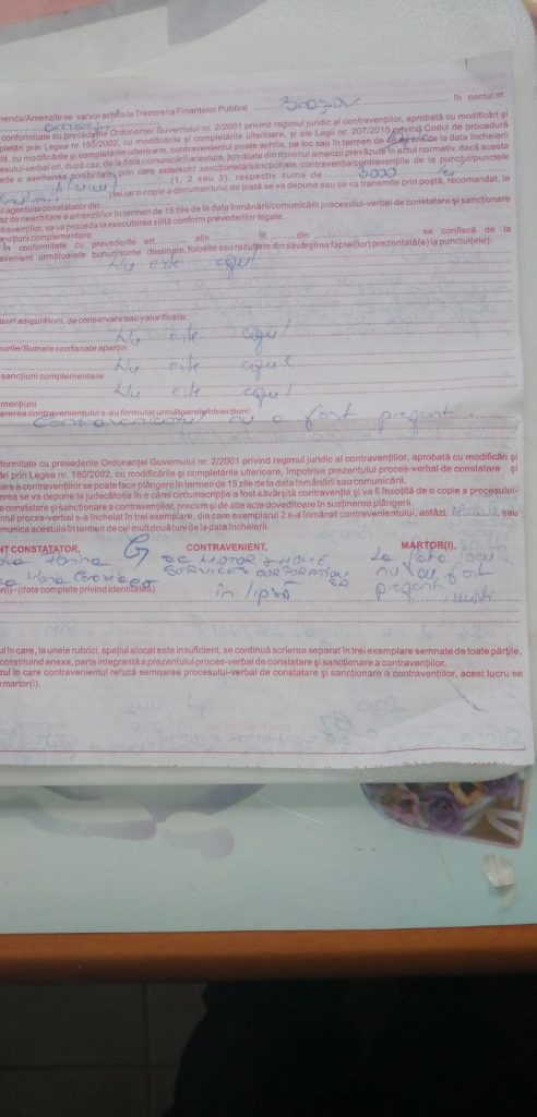 Un antreprenor a fost amendat de ANAF pentru că nu a vrut să se expună pericolului de a fi infectat. ”Solicitasem transmiterea întrebărilor prin poștă”
