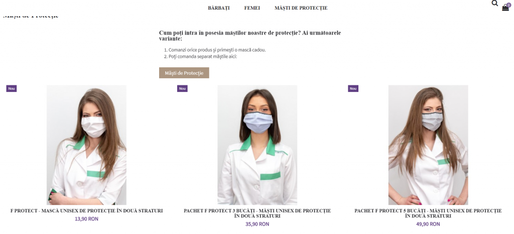 Măștile de protecție, între speculă și încercarea de a supraviețui crizei economice. Designerii români au transformat un accesoriu medical în unul ”glam”