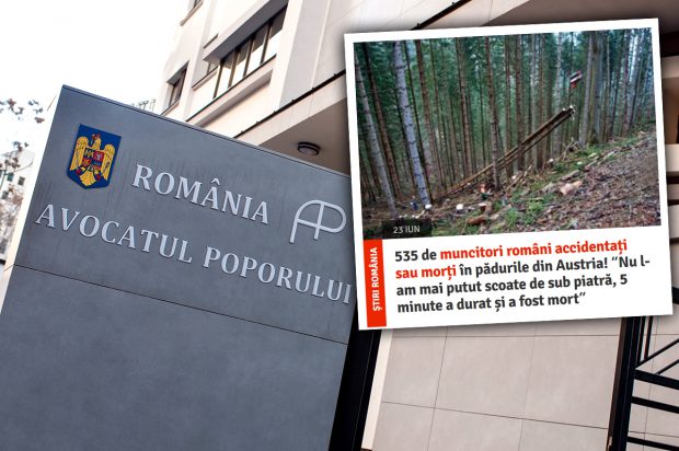 La jumătate de an după ce Avocatul Poporului s-a sesizat în cazul celor 535 de muncitori români accidentați în pădurile Austriei, nimic nu s-a schimbat. Oamenii, lăsați pe mâna autorităților austriece