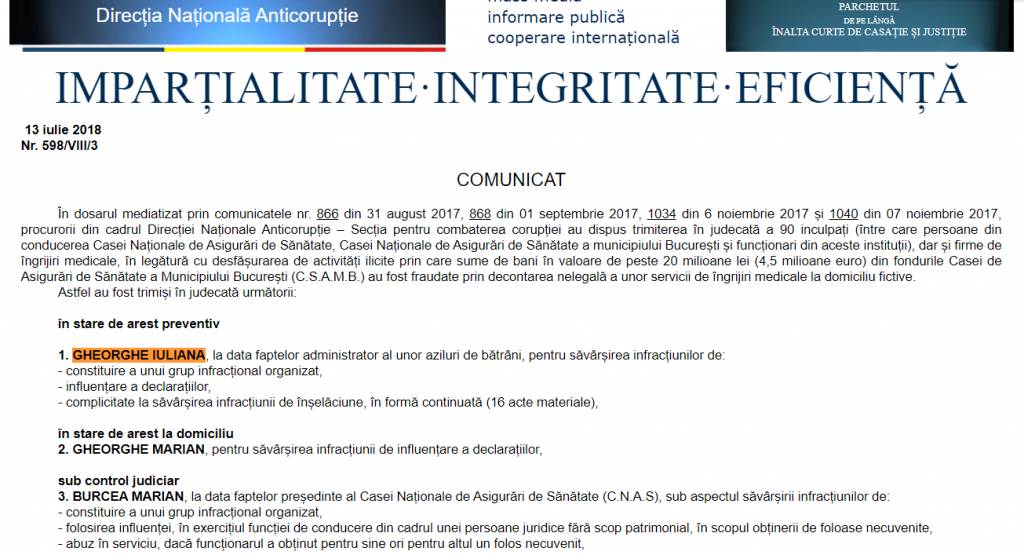 Un ofițer de serviciu secret, ajuns șef în Primăria Sectorului 4, a mutat bătrânii dintr-un centru de stat într-un azil privat deținut de o inculpată în dosarul decontărilor fictive de îngrijiri de la Casa de Asigurări de Sănătate!