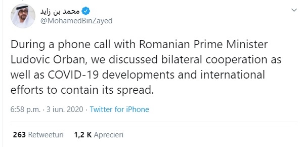 Banii firmei-paravan a bucătăresei din Giurgiu, care a vândut măști la suprapreț, au venit din Abu Dhabi, sub steagul “cooperării” anunțate de Orban și de prințul Emiratelor!