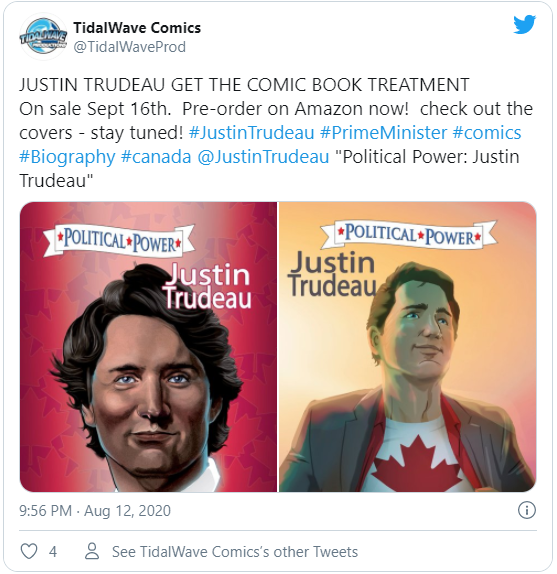 VIDEO |  Justin Trudeau, premierul Canadei, a devenit protagonistul unei reviste de benzi desenate
