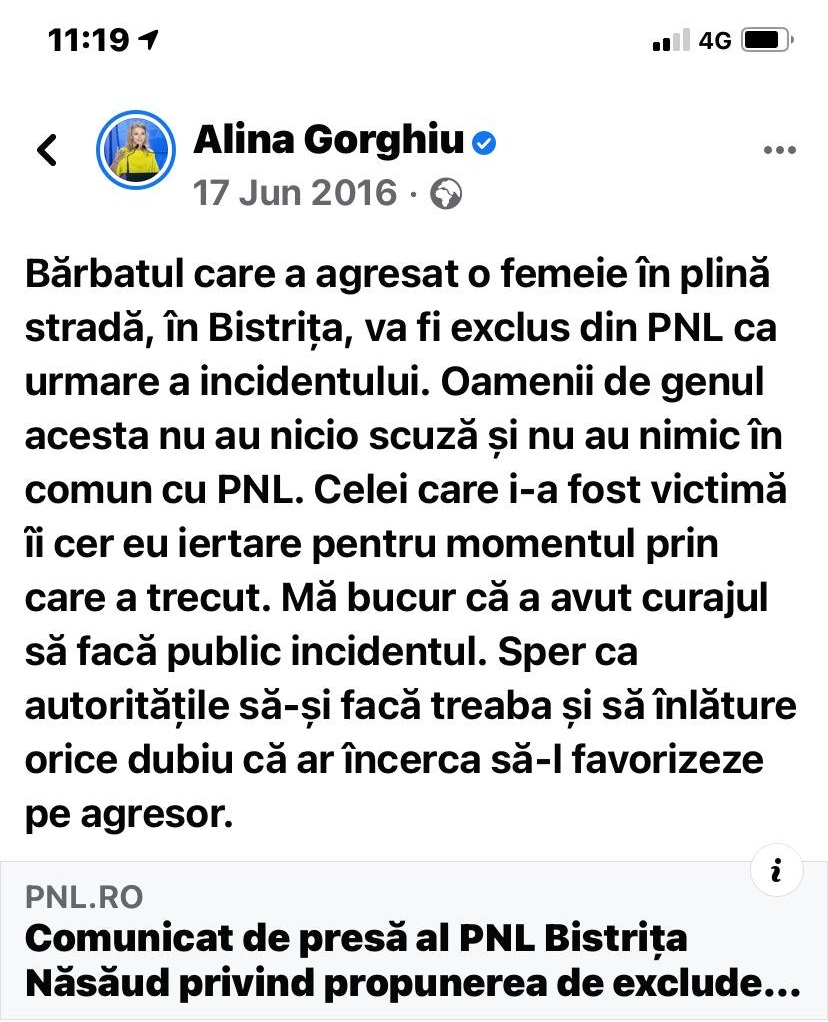 PNL-istul care a agresat o femeie în stradă candidează la o primărie din Bistrița. Orban: „Îmi pun obrazul pentru el”. Gorghiu: „Nu știam că a revenit în partid”