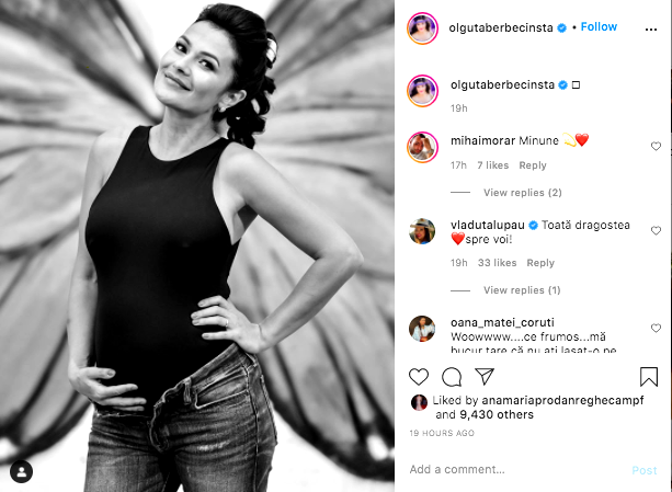 Artista de muzică populară Olguța Berbec este însărcinată pentru a doua oară
