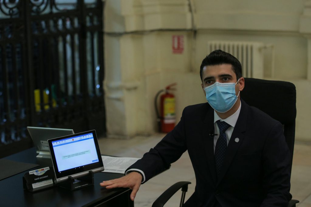 Cătălin Chirca, purtătorul de cuvânt al STS