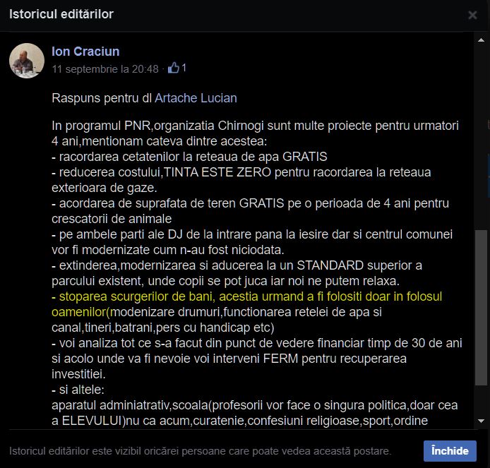 Declarația unui candidat din Călărași: “Voi folosi banii din primărie doar în detrimentul oamenilor”