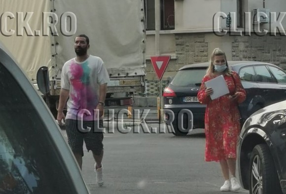 FOTO | Primele imagini cu Gina Pistol gravidă. Smiley a mers cu ea la doctor