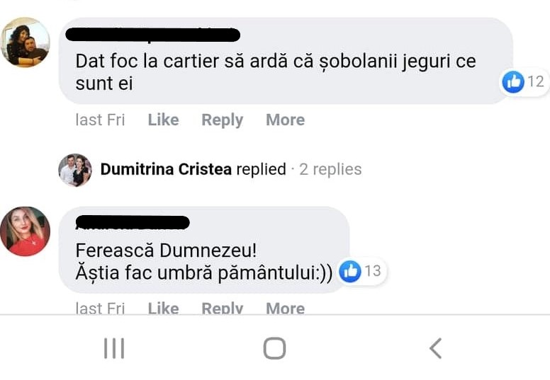 Metoda Bolintin. Românii dintr-un grup de Facebook propun expulzarea sau chiar incendierea romilor dintr-o comună din Neamț