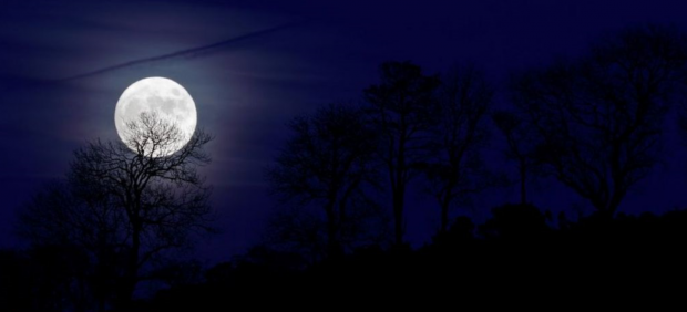 VIDEO  | Fenomen rar în noaptea de Halloween: „Luna albastră”, numită și „Luna Vânătorului”