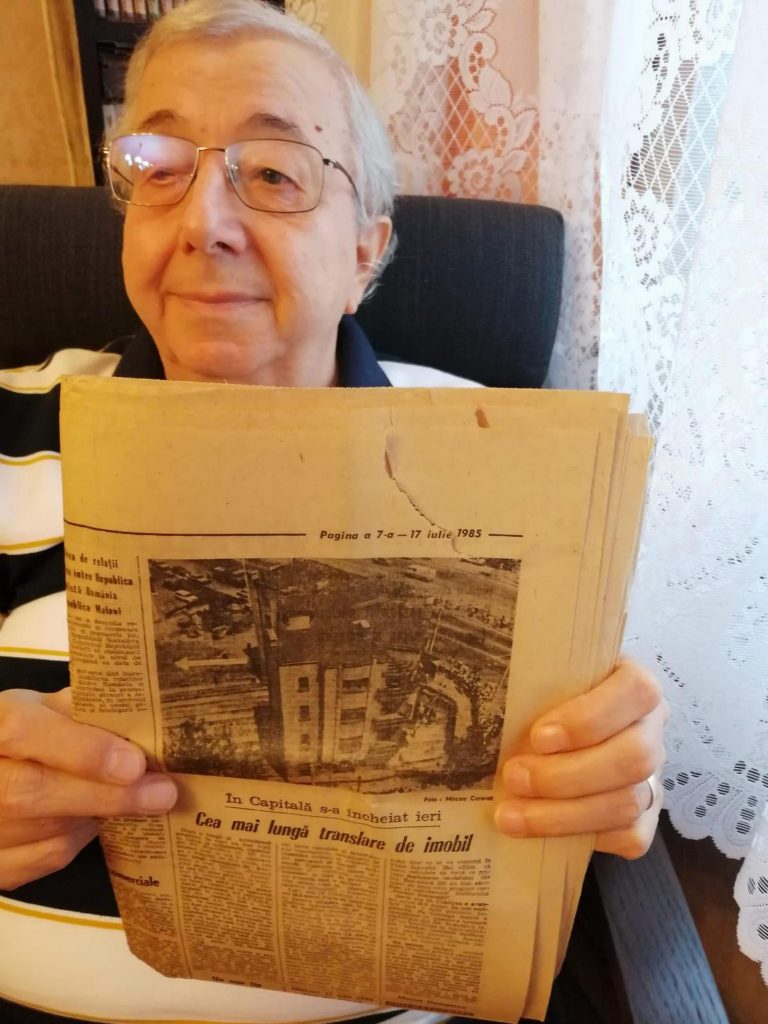 35 de ani de la cea mai lungă translare. Un bloc din București a fost mutat, cu oamenii în el, 63 de metri